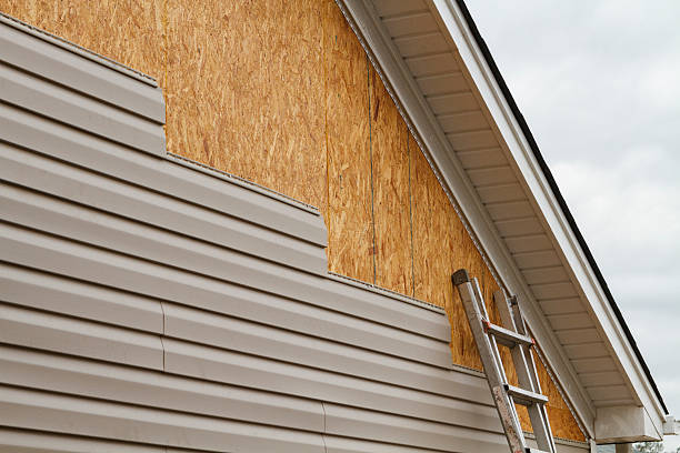 Professional Wood Siding technician working in College Corner, OH